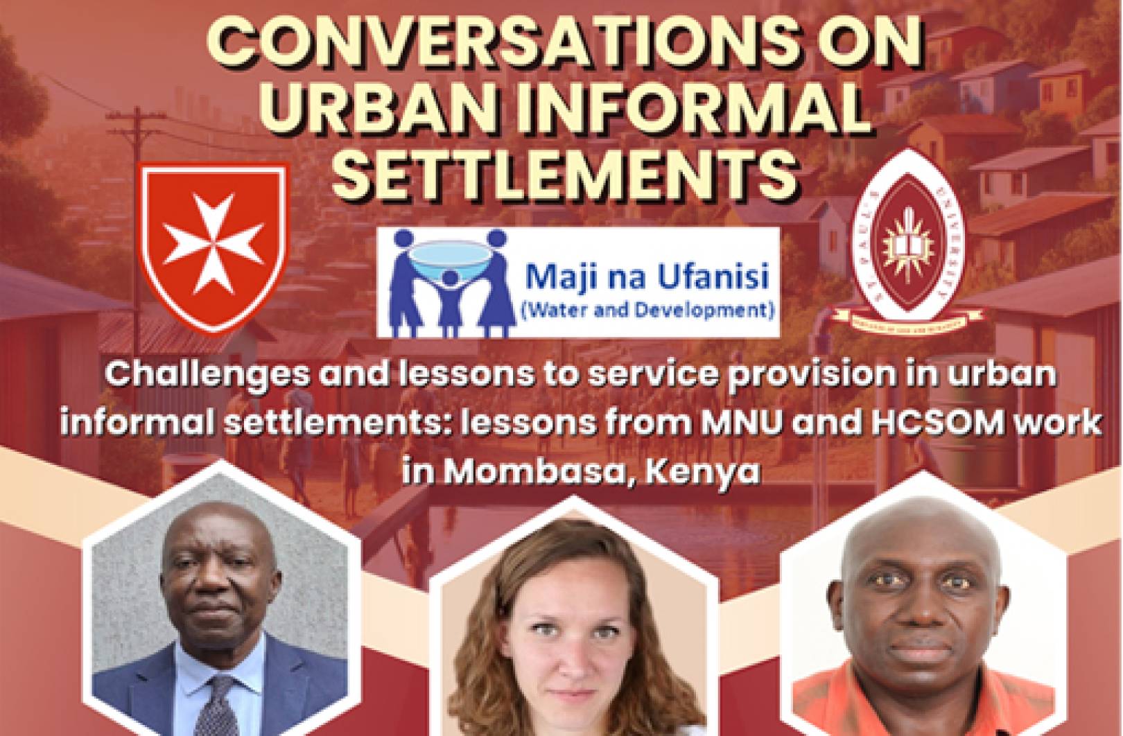 School of Education and Social Sciences set to hold a webinar on Urban Informal Settlements on 30th January