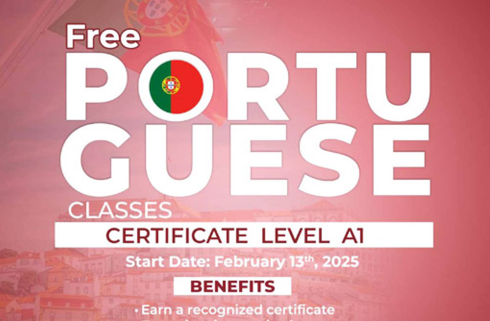 Free Portuguese Classes on Offer!