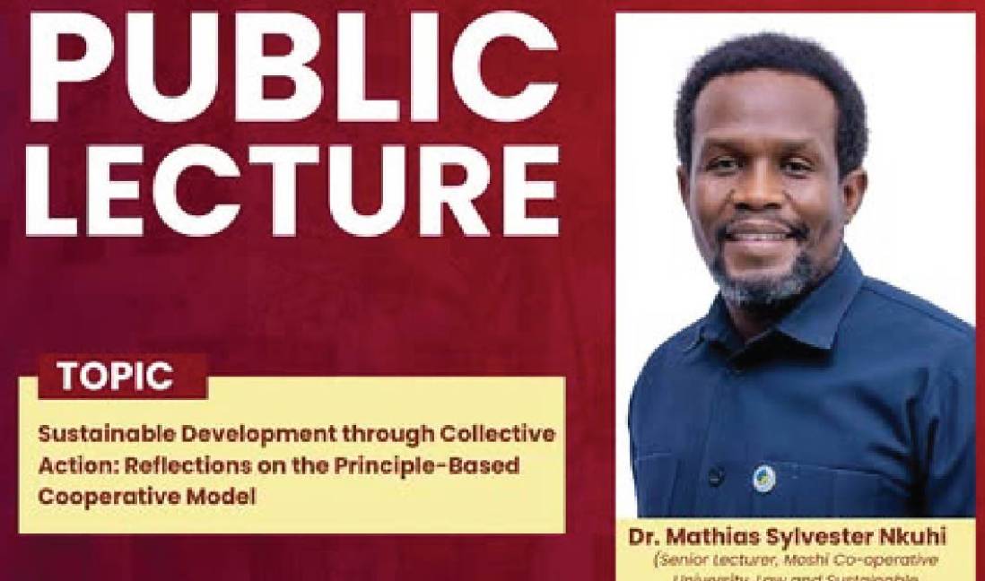 Reflections on the Cooperative Model: A Public Lecture by Dr. Mathias Sylvester Nkuhi