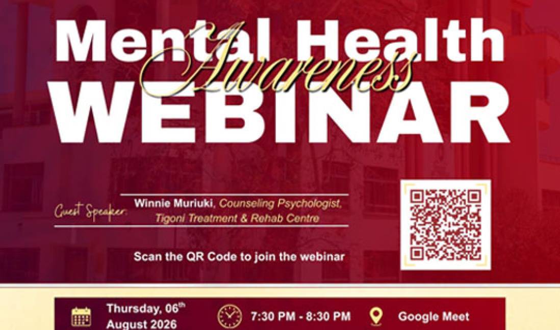 Invitation to a Webinar on Mental Health