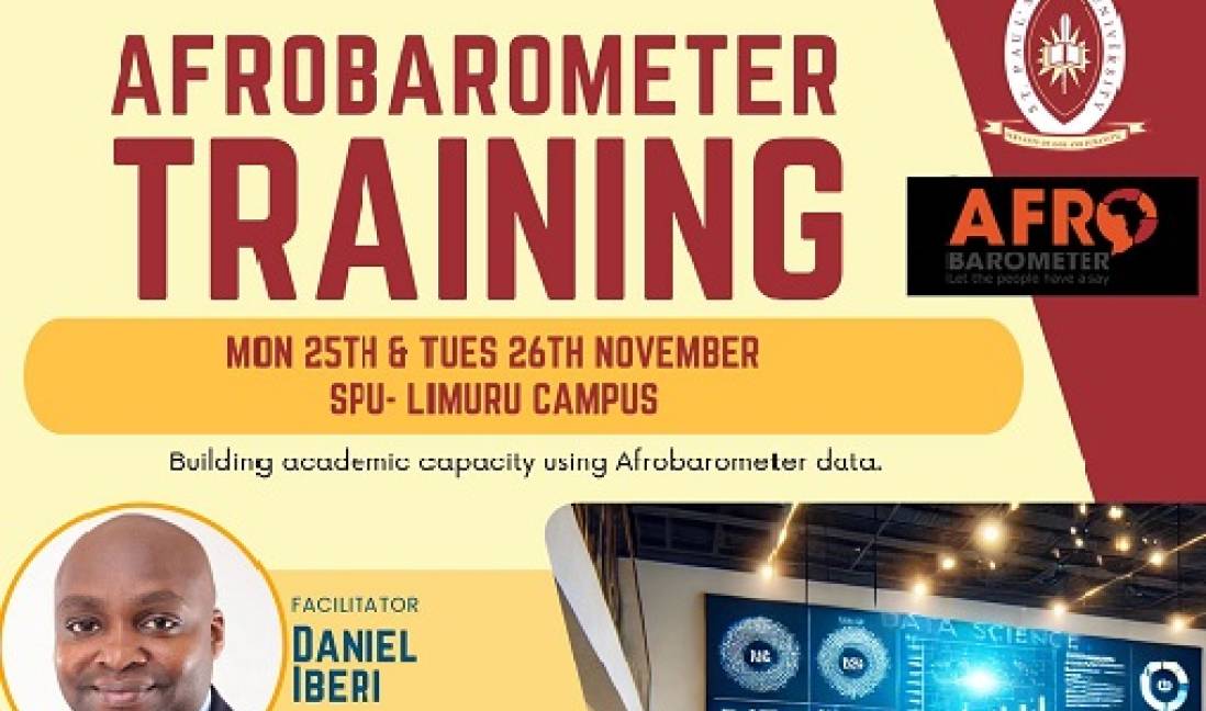 Afrobarometer Training to Build Research Capacity for Postgraduate Students